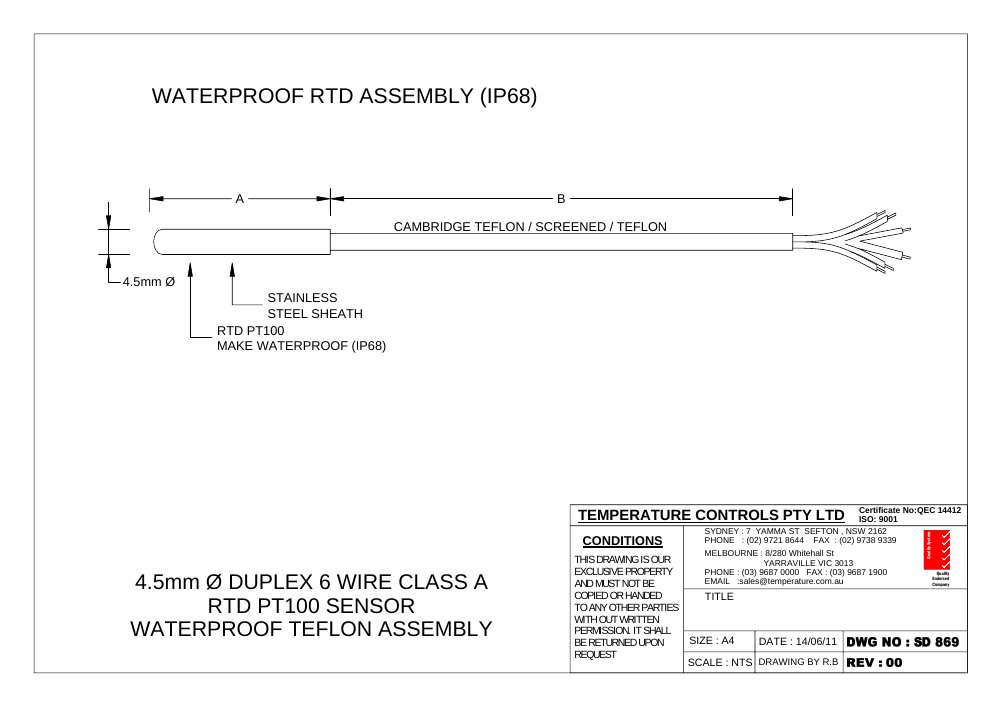 First page of SD 869
