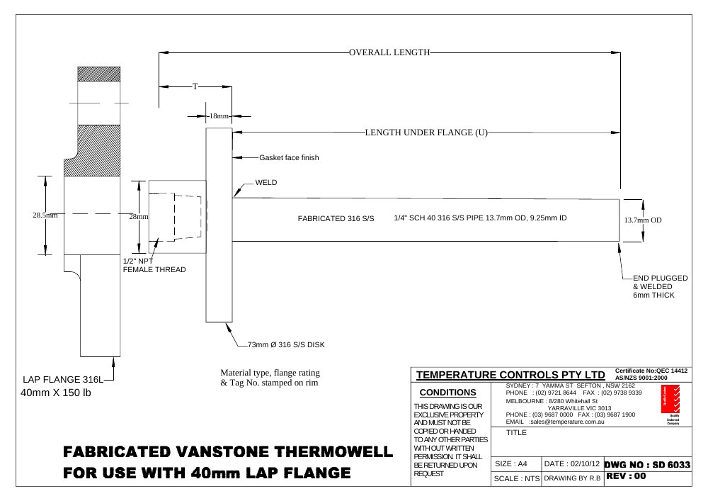 First page of SD 6033