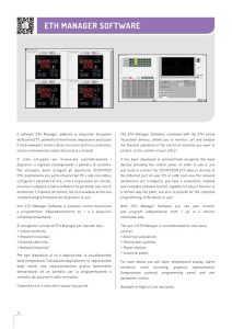 First page of CAT ETH MANAGER SOFTWARE