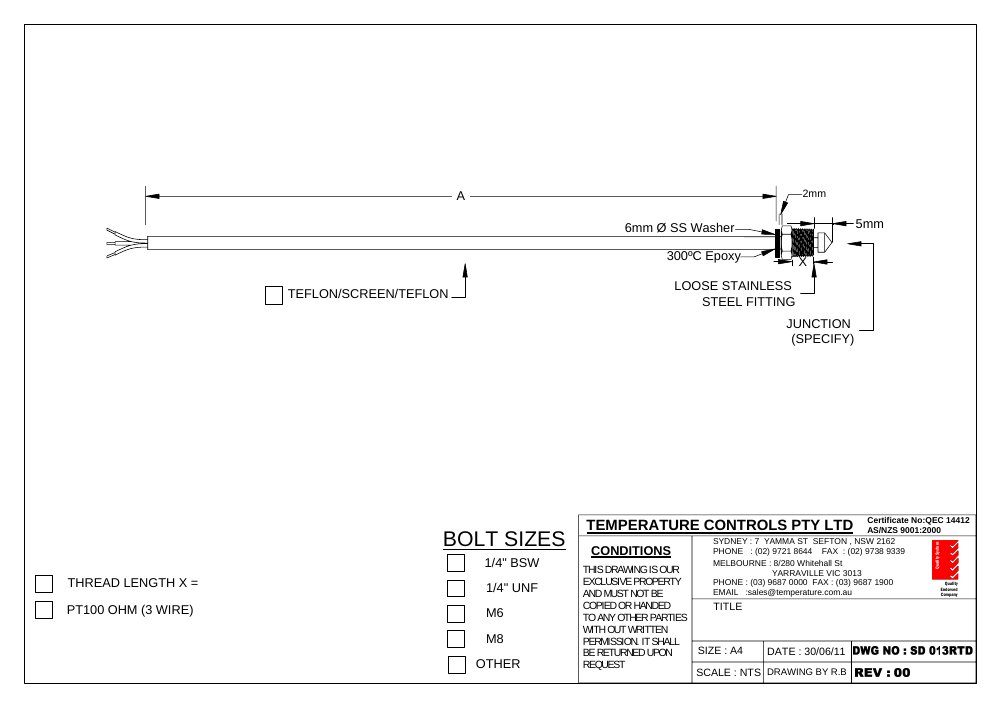 First page of SD 013RTD
