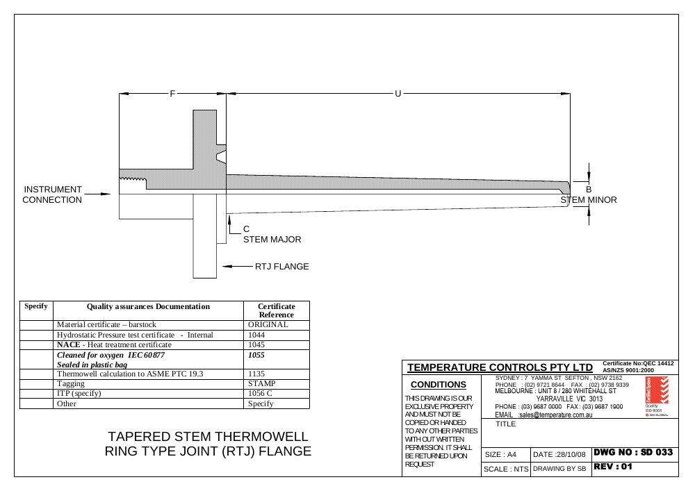 First page of SD 033