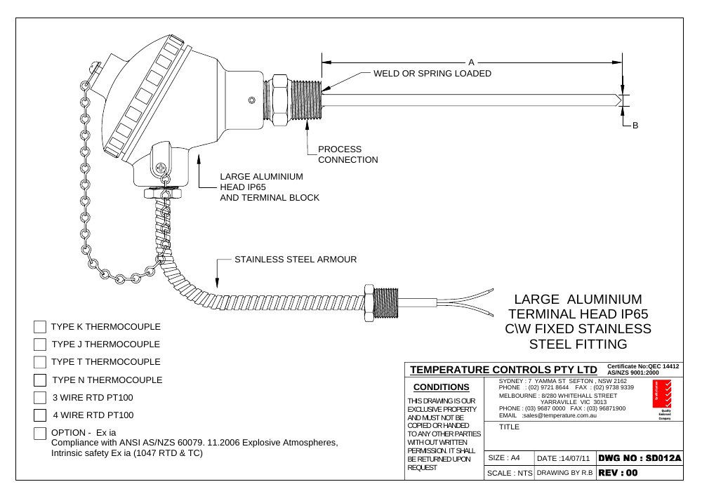 First page of SD 012A