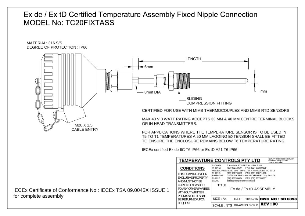 First page of SD 6098