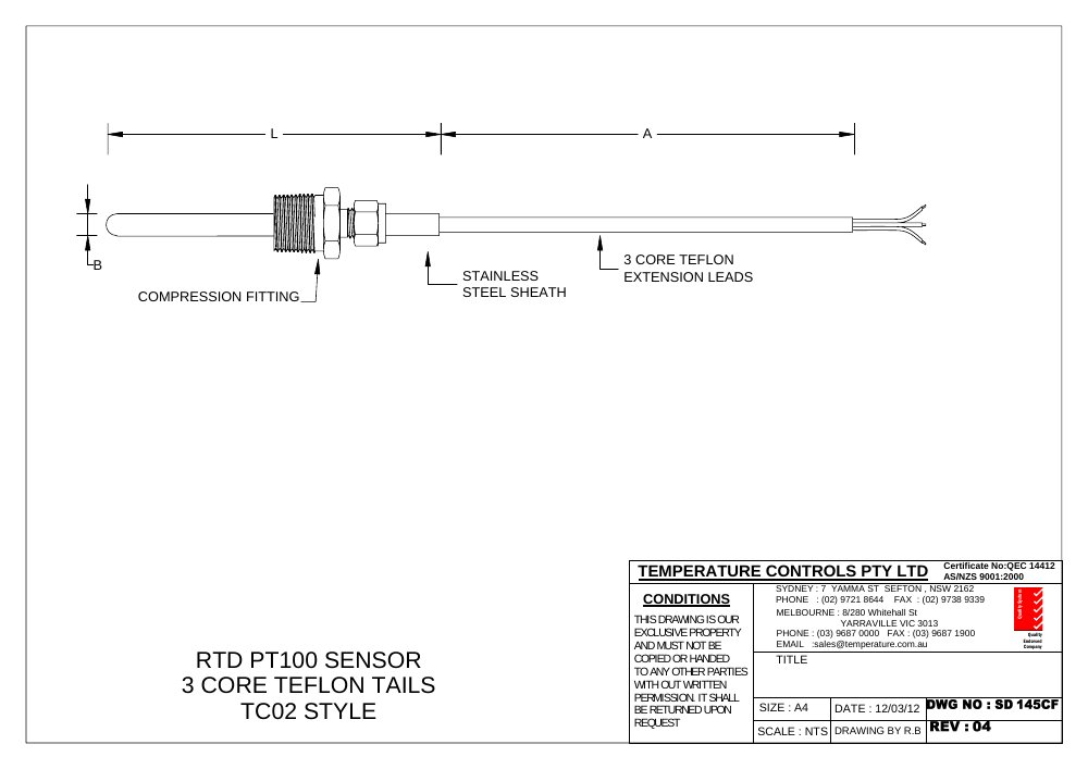 First page of SD 145CF