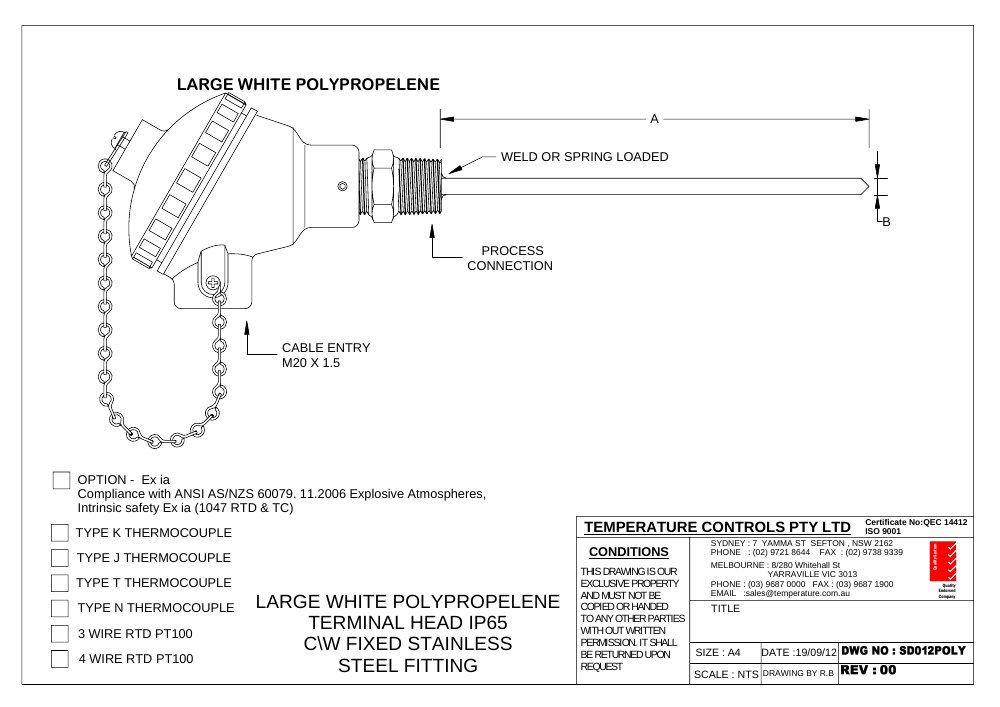 First page of SD 012POLY