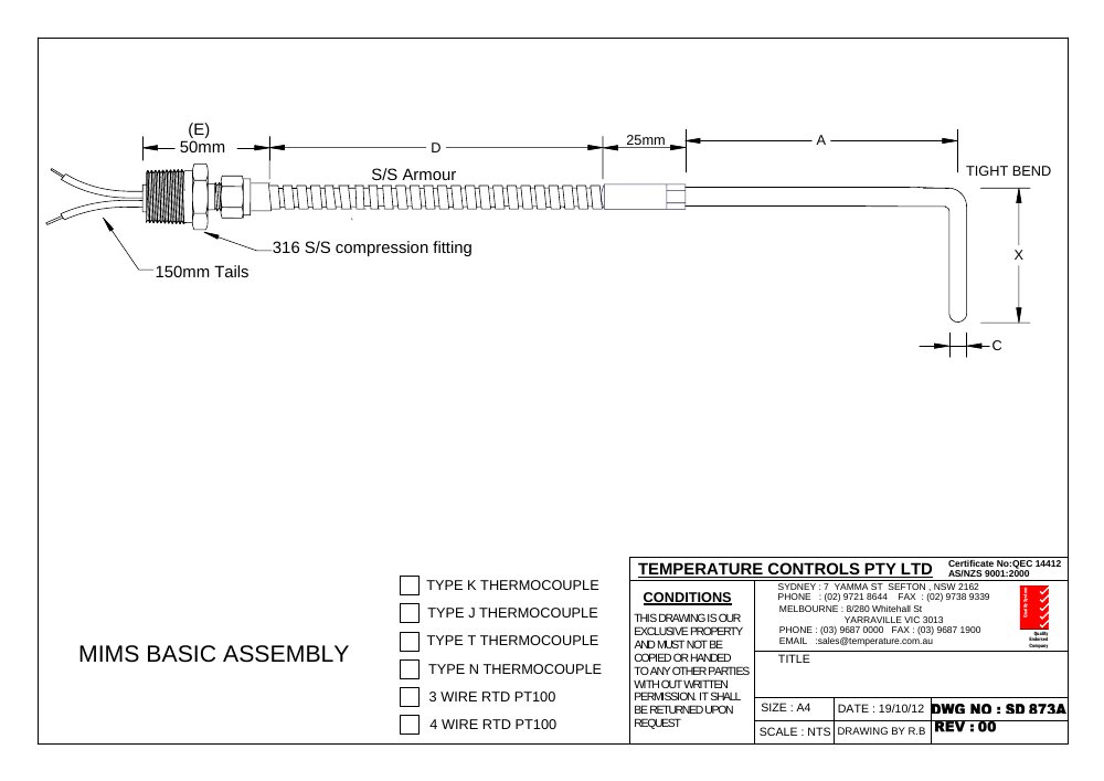 First page of SD 873A