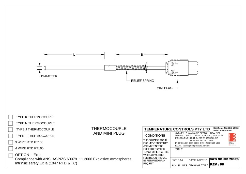 First page of SD 206RS