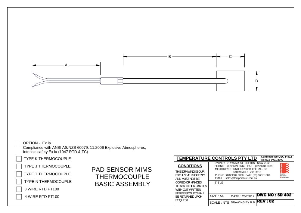 First page of SD 402