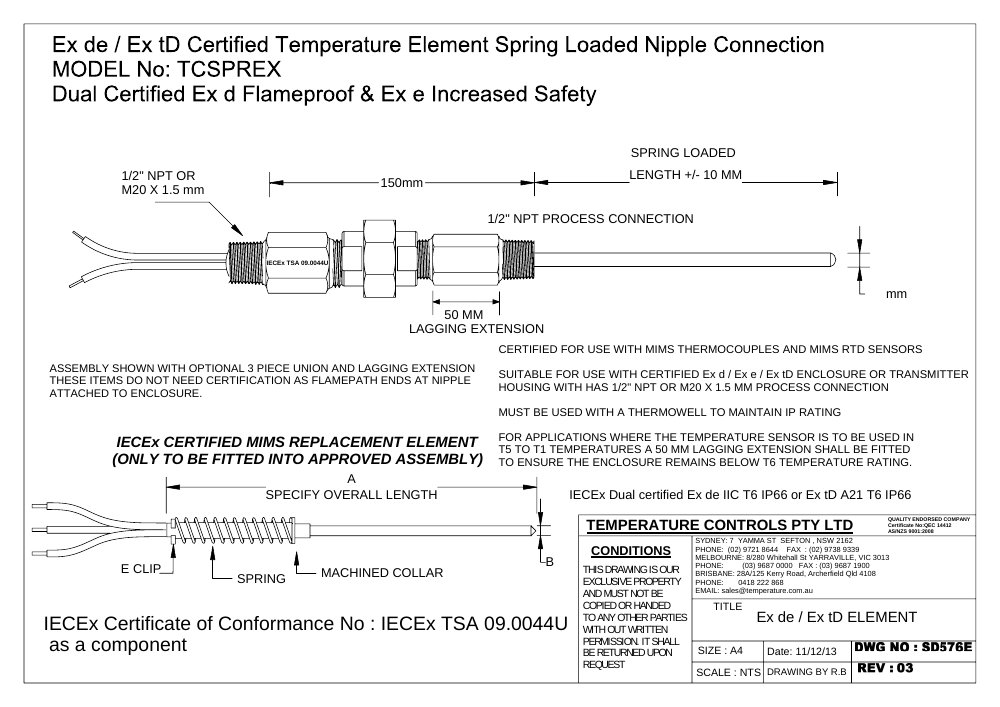 First page of SD 576E