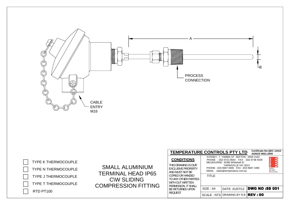 First page of SD 001