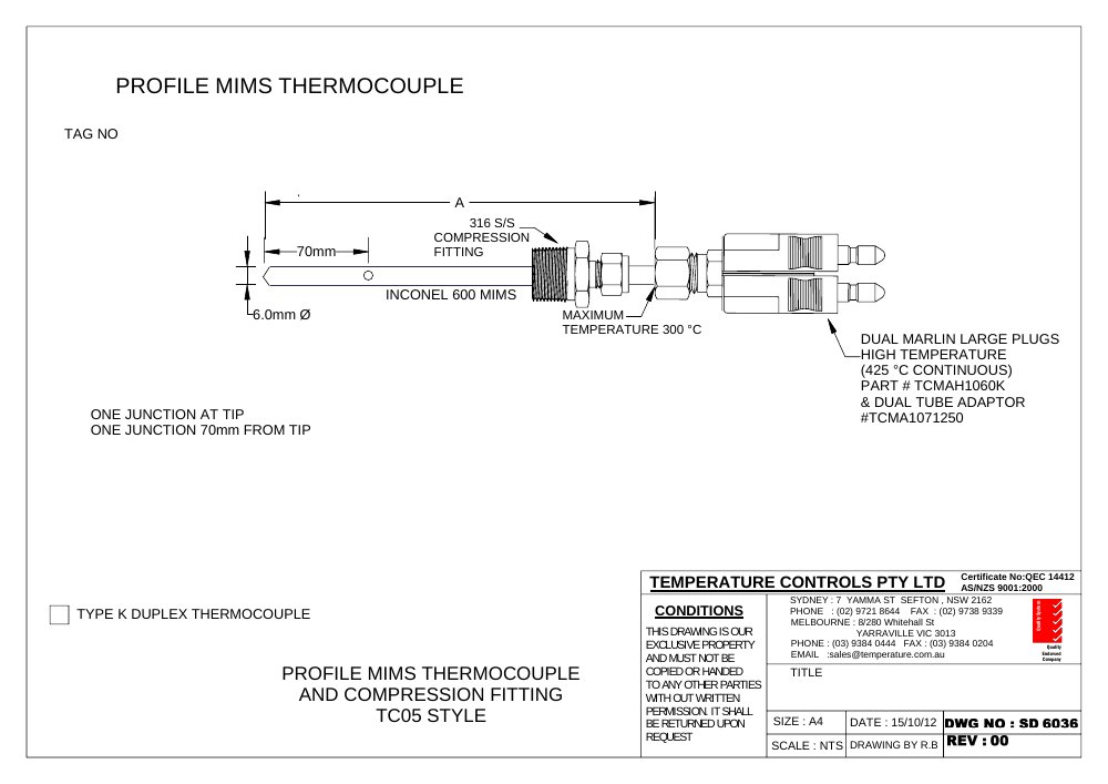 First page of SD 6036
