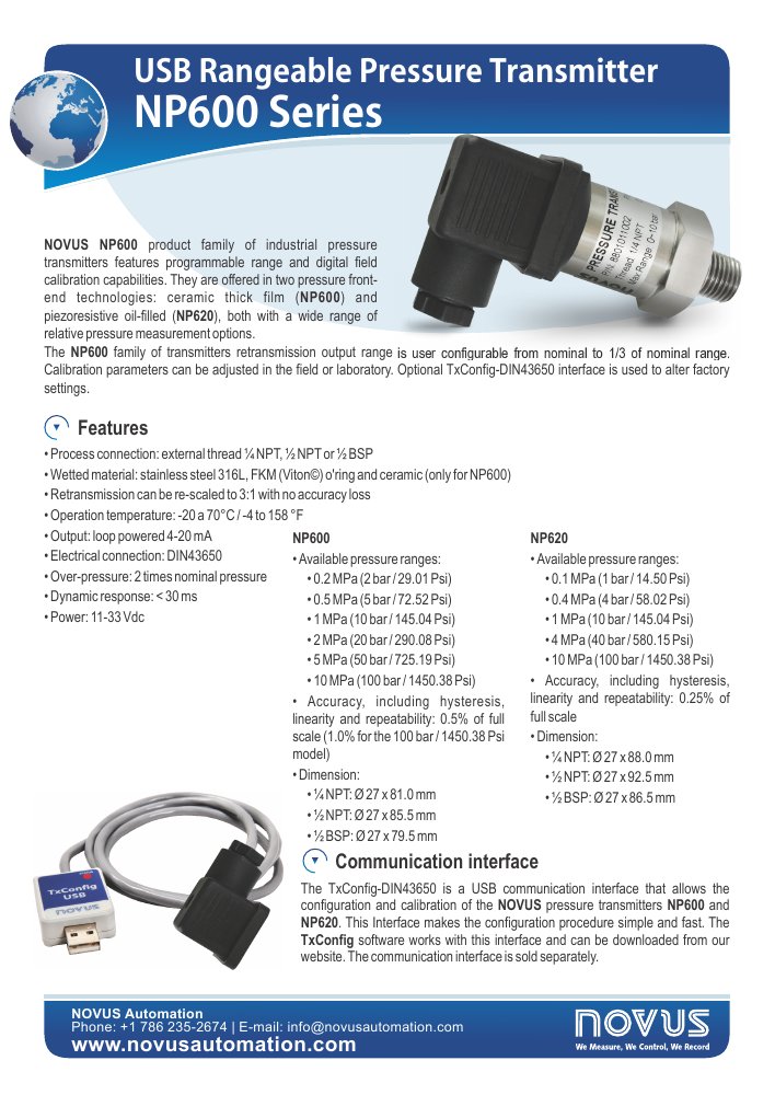 First page of np600