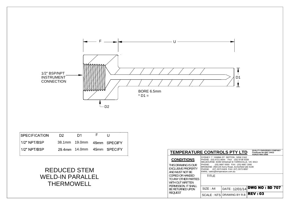 First page of SD 707