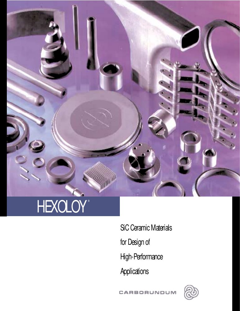 First page of Hexoloy_SiC_Brochure