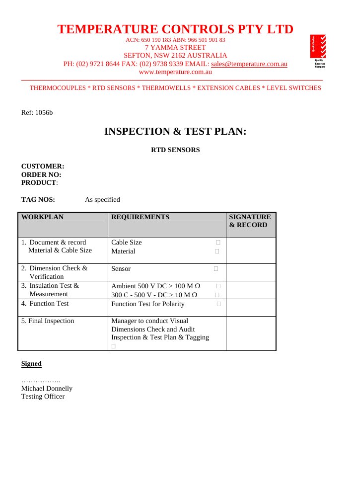 First page of 1056B