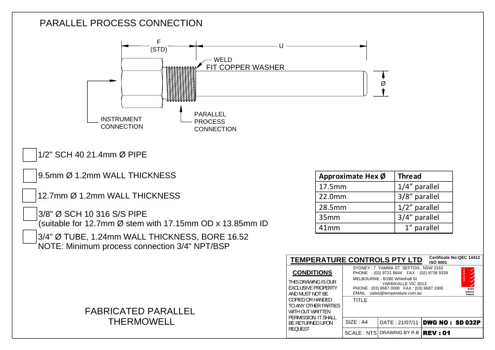 First page of SD 032P