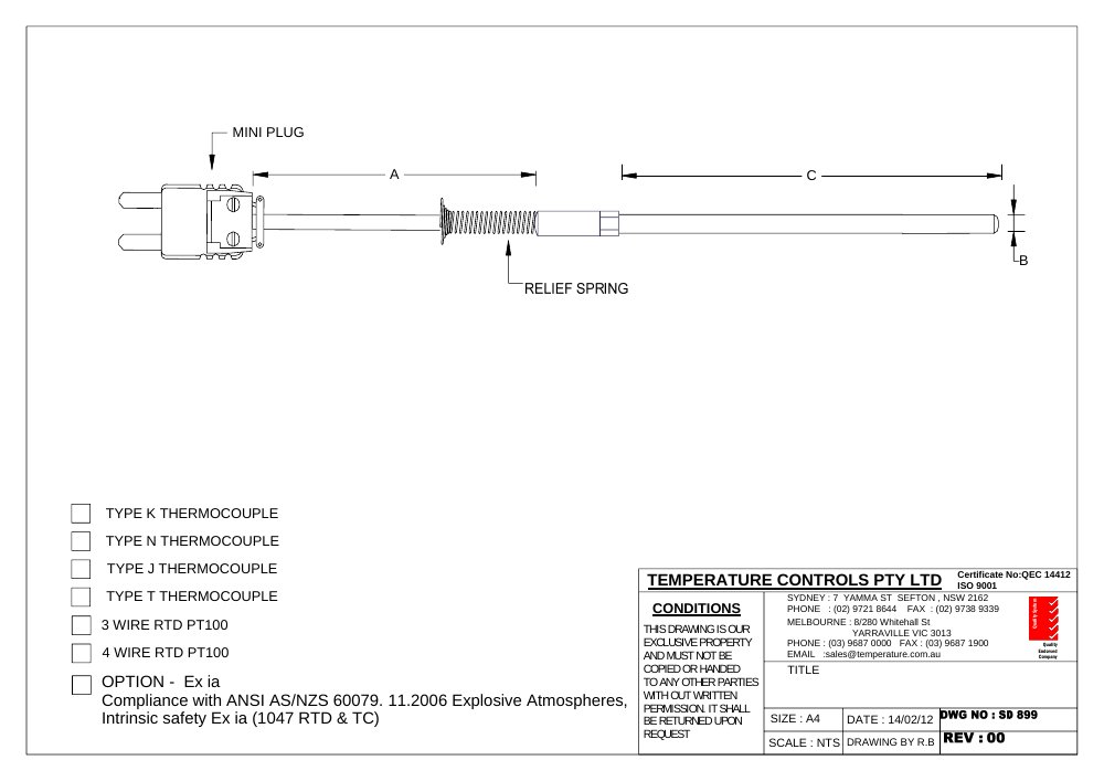 First page of SD 899