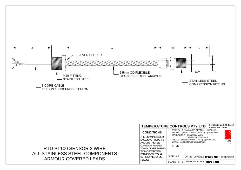 First page of SD 6005