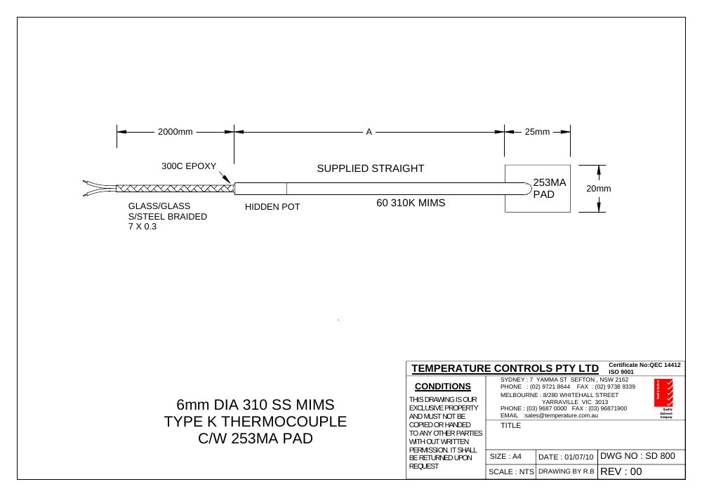 First page of SD 800