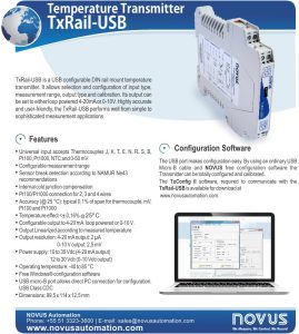 First page of flyer txrailusb