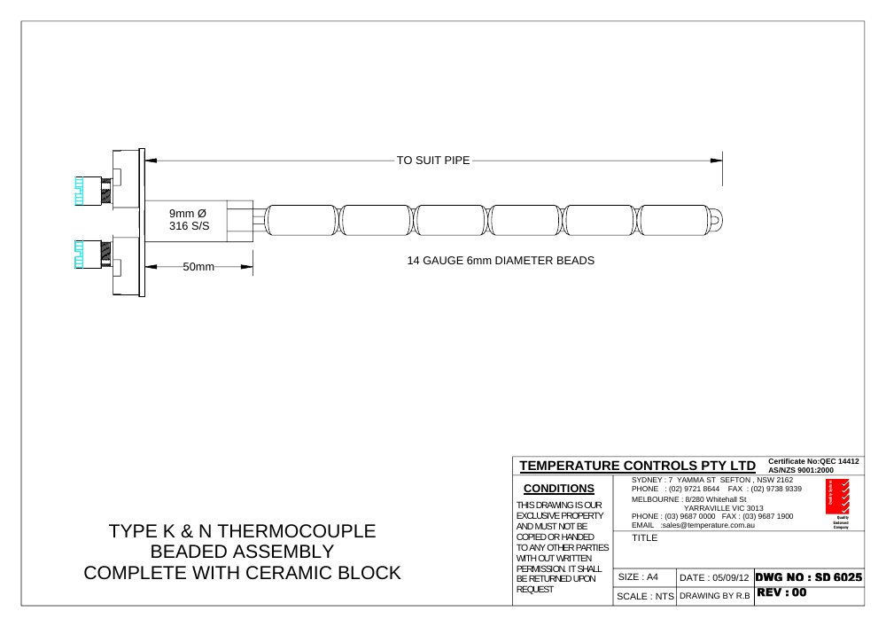 First page of SD 6025