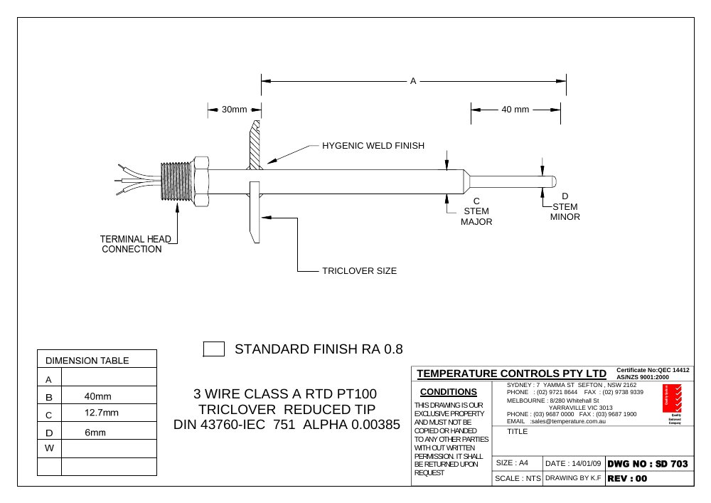 First page of SD 703