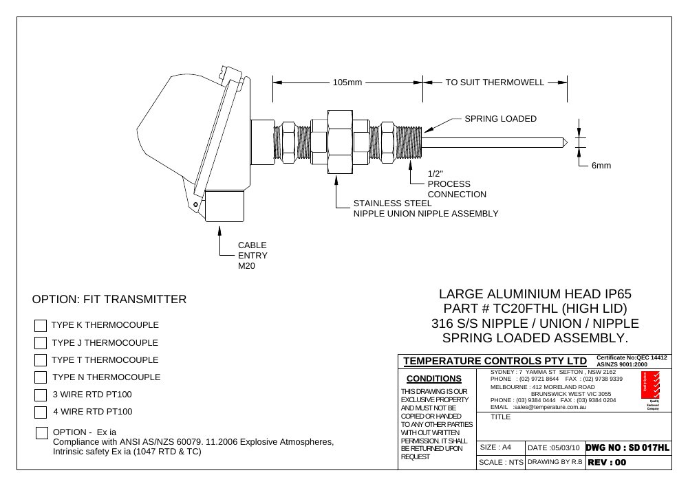 First page of SD 017HL