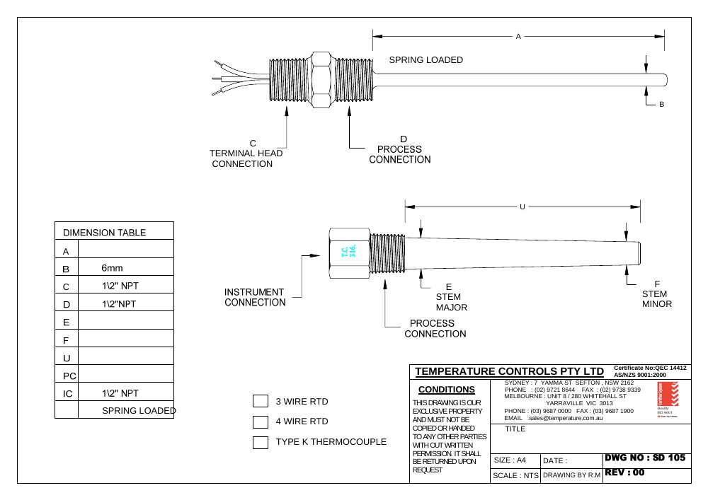 First page of SD 105