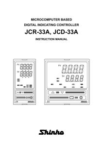 First page of JCR-JCD-33AInstructionManual