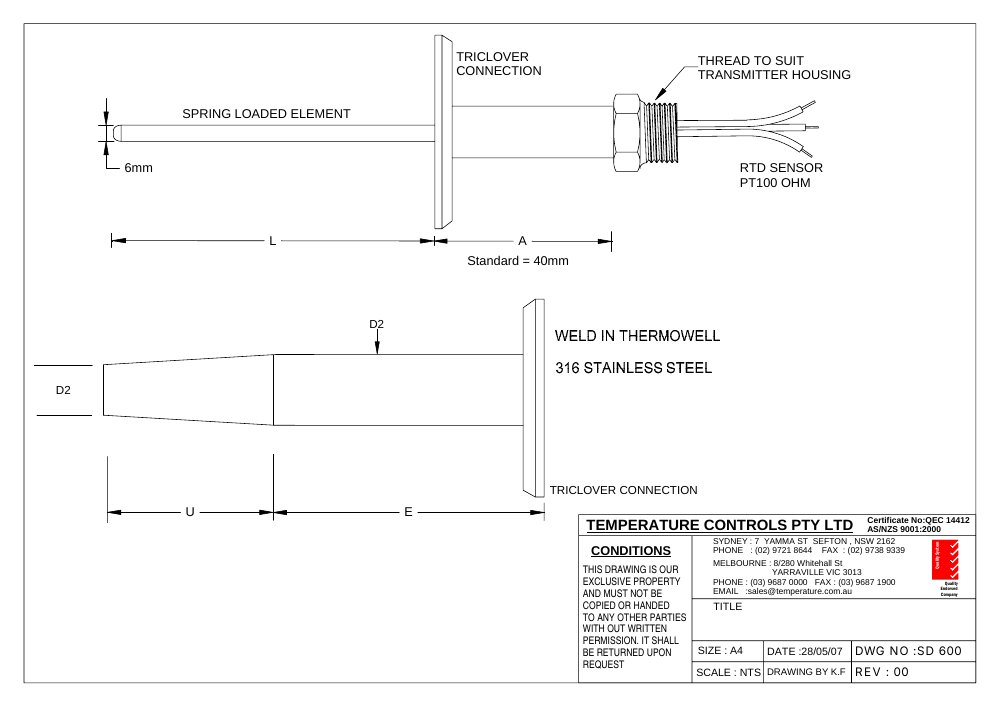 First page of SD 600