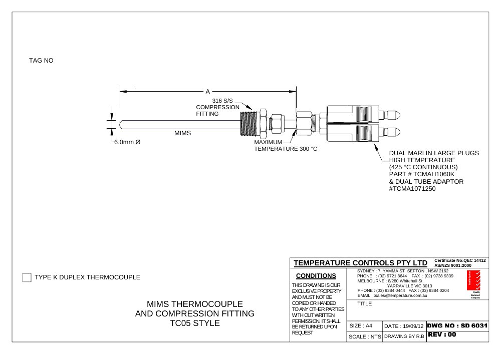 First page of SD 6031