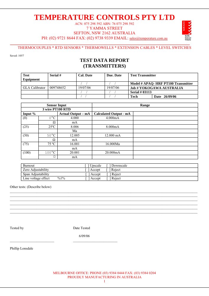 First page of 1057