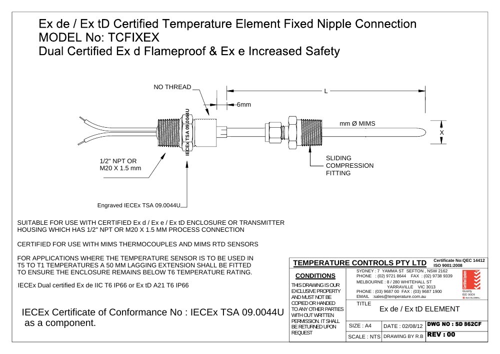 First page of SD 862CF