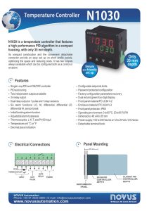 First page of flyer n1030
