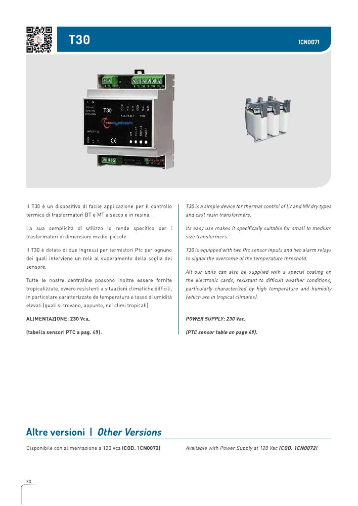 First page of CAT T30