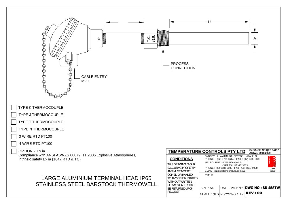 First page of SD 588TW