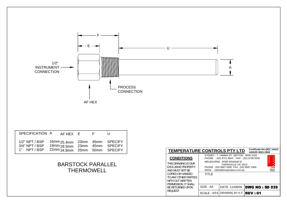 First page of SD 039