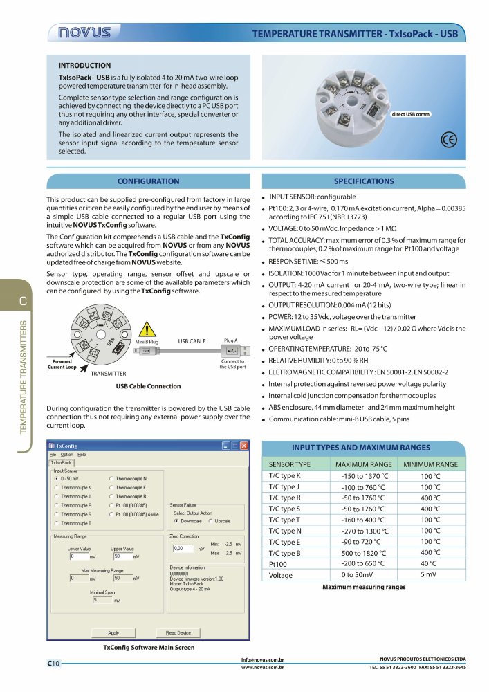 First page of flier txisopack - english