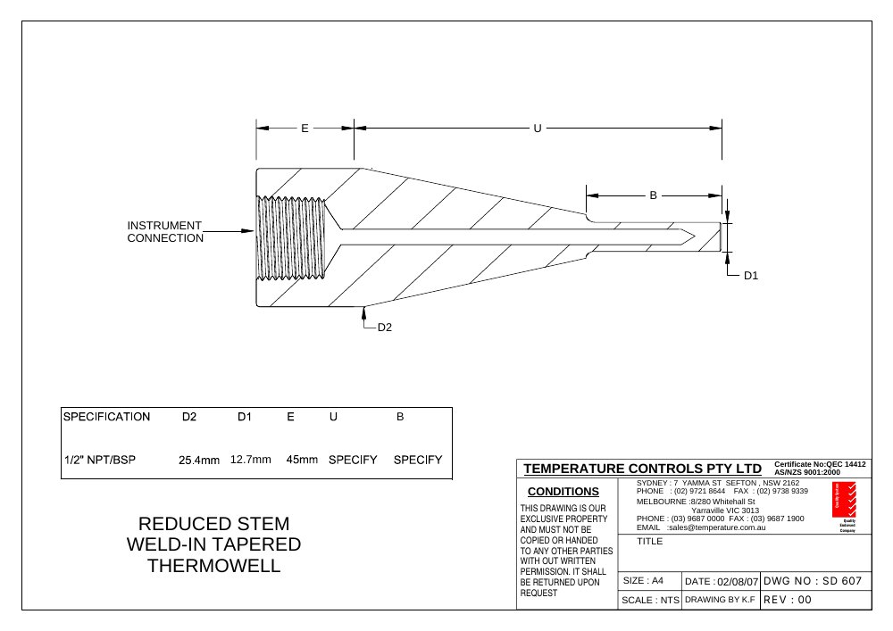 First page of SD 607