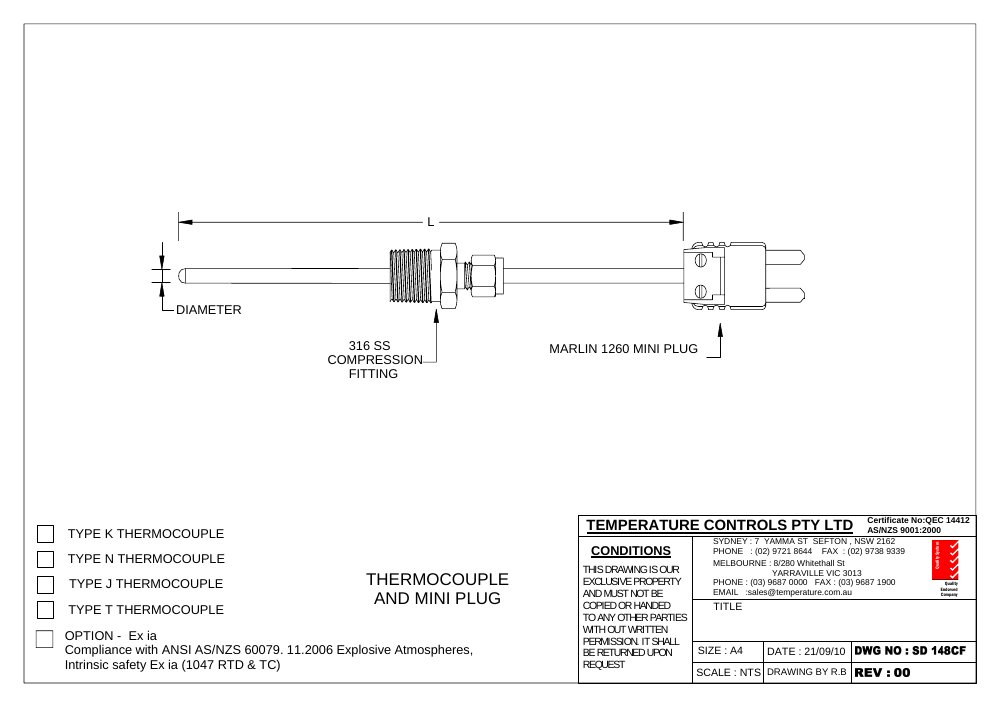 First page of SD 148CF
