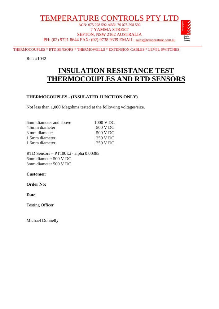 First page of