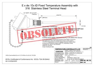 First page of SD 733 - OBSOLETE