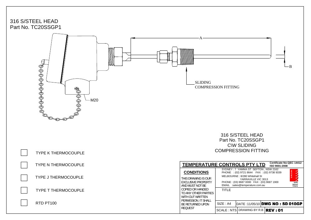 First page of SD 010GP