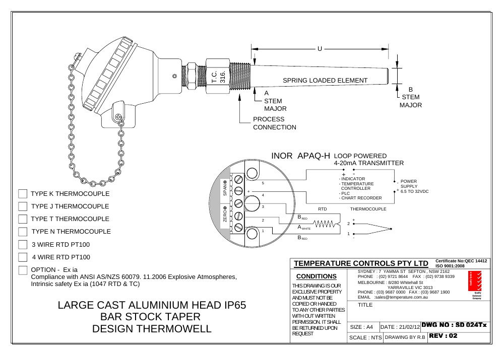 First page of SD 024TX