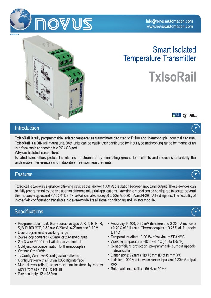 First page of flyer txisorail_english