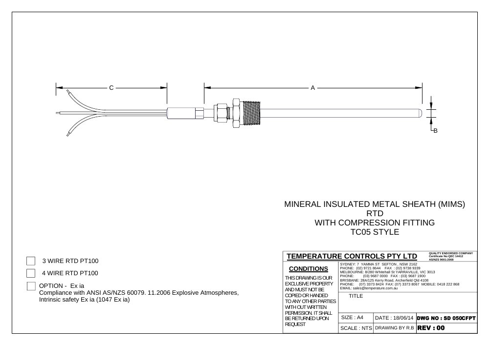 First page of SD 050CFPT